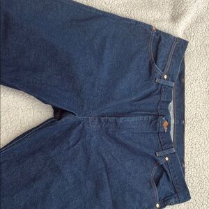 Wrangler Dark Blue Cowboy fit Denim Jeans